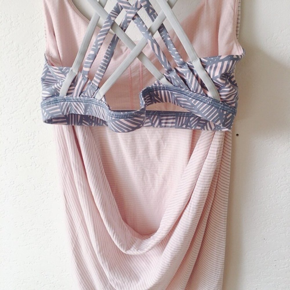 Lululemon Banana Leaf Blush Quartz Wild Tank - Picture 4 of 6